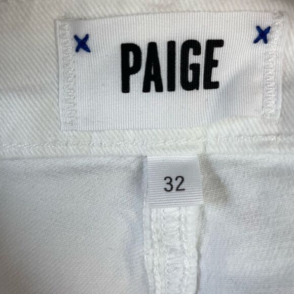 NWT Paige White Stretch Fit High Rise Ankle Skinny Pants Size 32 - Picture 7 of 8